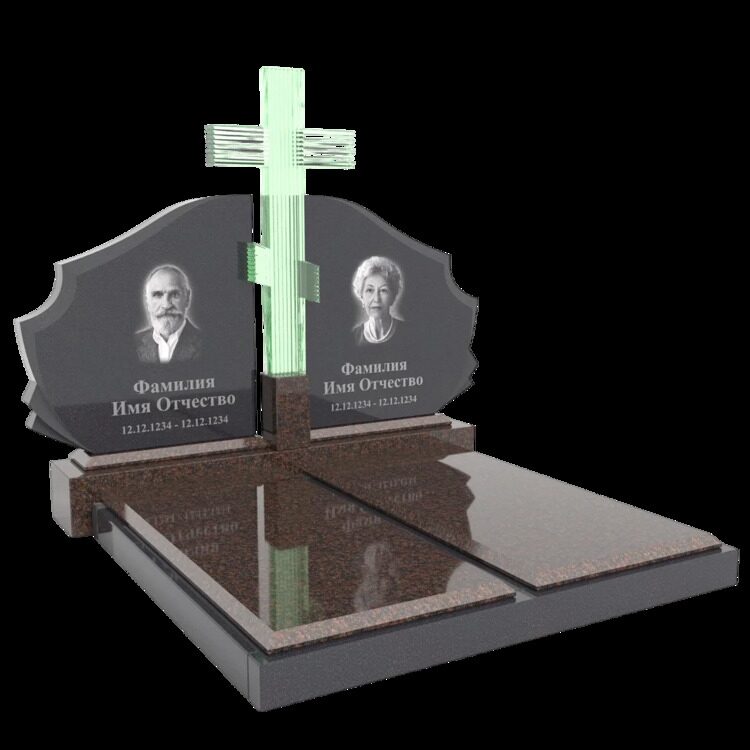 Памятник со стеклом