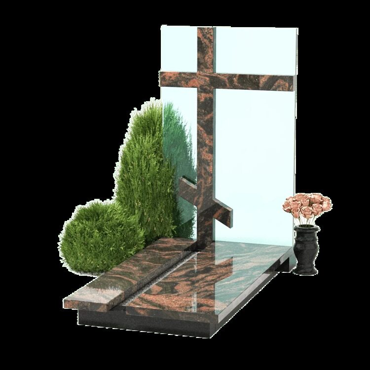 Памятник со стеклом