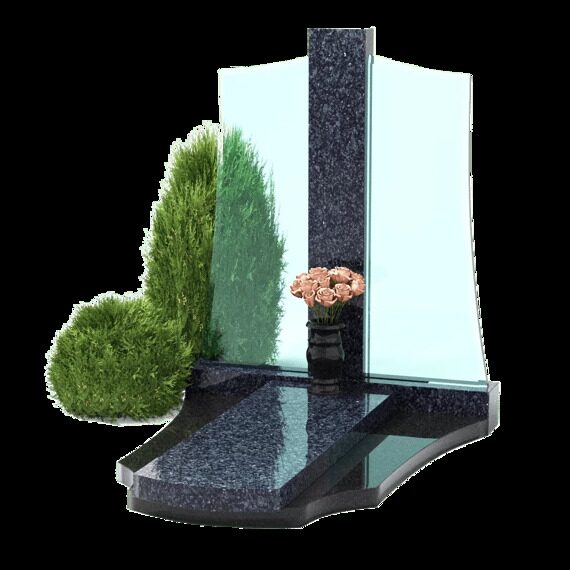 Памятник со стеклом